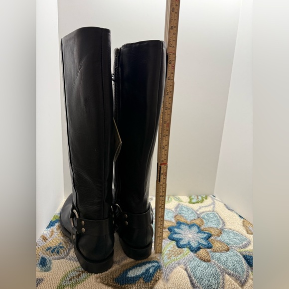 Frye Tall Harness Equestrian Riding Side Zip Boots 10 NWT - Picture 4 of 7